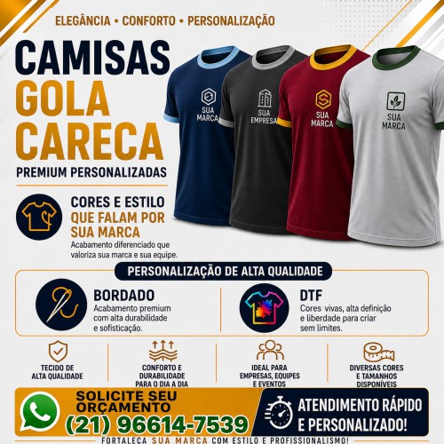 Camisa Gola Careca